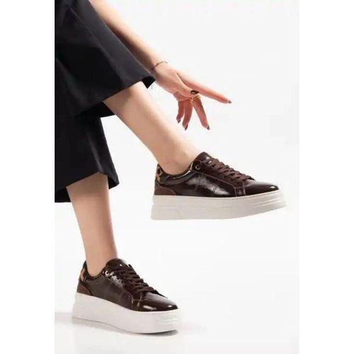 Jetan Kahverengi Rugan Bağcıklı Spor Ayakkabı