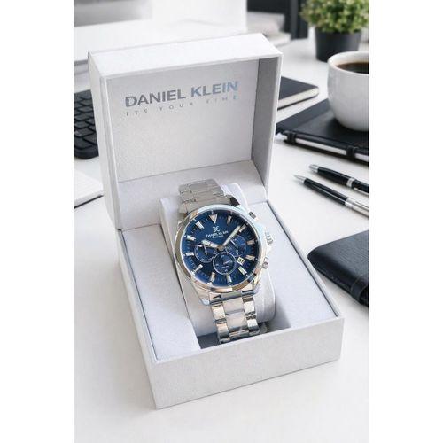 Daniel Klein Erkek Kol Saati 30 Metre Suya Dayanıklı Çelik Kordon + Bileklik Hediyeli VS.BLKT.0873