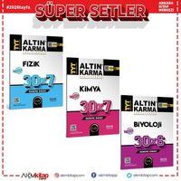 Altın Karma TYT Fizik Kimya ve Biyoloji Deneme Seti 3 Kitap