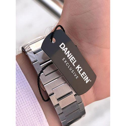 Daniel Klein Erkek Kol Saati 30 Metre Suya Dayanıklı Çelik Kordon + Bileklik Hediyeli VS.BLKT.0656