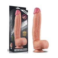 12 İnç Dual Layered Platinum Silicone Cock