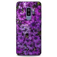 Samsung Galaxy S9 Plus Uyumlu Kılıf Mor Delisi (39) Liquid Crystal Kılıf Çiçekler