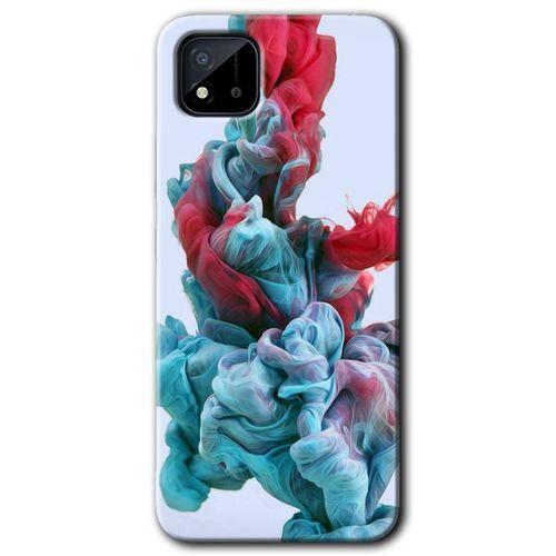 Realme C11 Kılıf HD Desen Baskılı Arka Kapak - Renkli Karışım