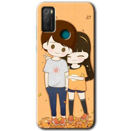 TCL 20E Kılıf HD Desen Baskılı Arka Kapak - Şıpsevdi Çift