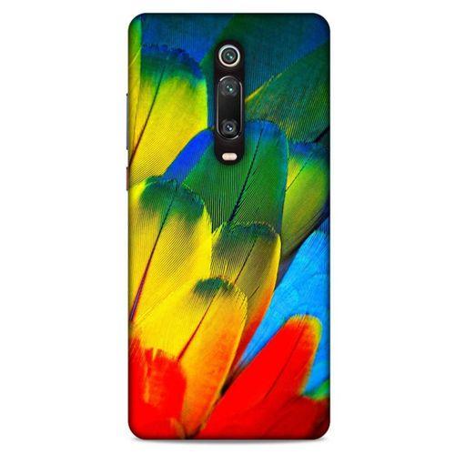 Xiaomi Mi 9T Kılıf Desenli Özel Seri Tüyler (3) Kapak
