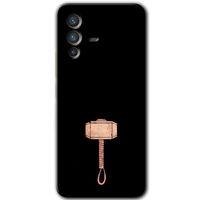 MRCİLETİSİM Vivo V23 5G Kılıf HD Desen Baskılı Arka Kapak+Temperli Cam - Thor Çekiç