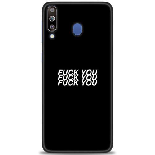 Samsung Galaxy M30 Kılıf HD Baskılı Kılıf - You You You + Tam Ekran Koruyucu