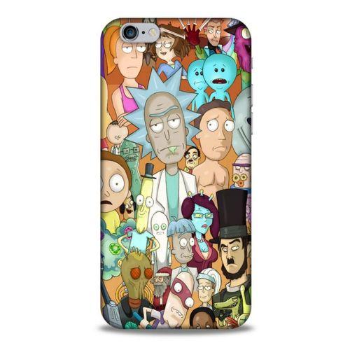 Apple Iphone 6 Uyumlu Kılıf Rick And Morty (35) Fit Design Kılıf Cop Rick