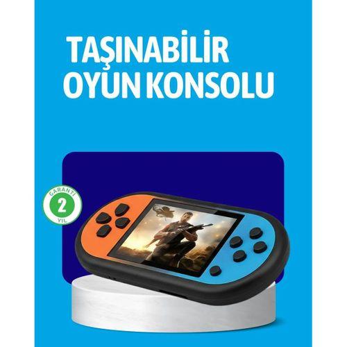 Retro 520 Oyunlu Taşınabilir Konsol Hd Ekran Usb Şarjlı