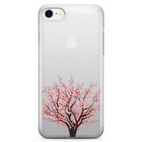 Apple iPhone 7 Kılıf Kiraz Tomurcuk Arka Kapak Koruma Desenli Full Koruyucu