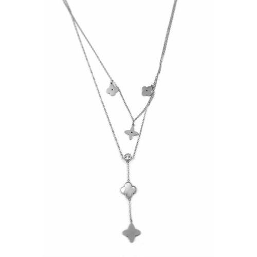 Vc Yonca Kolye - Gümüş