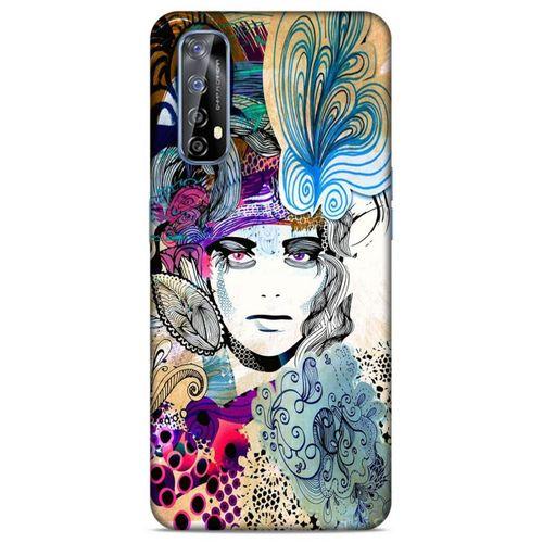 Lopard Huawei P Smart 2021 Uyumlu Kılıf Sürreal Yüzler ♀ (20) Koruyucu Kılıf Desenli