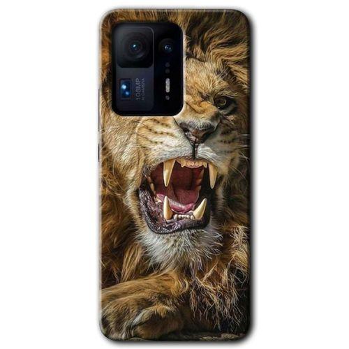 Mi Mix 4 Kılıf HD Desen Baskılı Arka Kapak - Lion King + Kırılmaz Cam