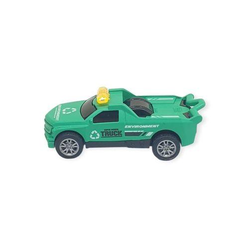 Çek Bırak Metal Küçük Arabalar 8 cm - SH40031 - Yeşil