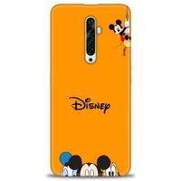 Oppo Reno 2Z Kılıf HD Baskılı Kılıf - Turuncu Disney + Tam Ekran Koruyucu