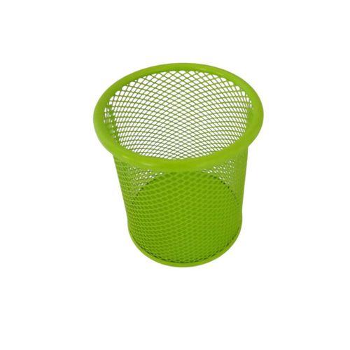 LİNEA RENKLİ YUVARLAK METAL FİLELİ KALEMLİK ( Fıstık Yeşili)