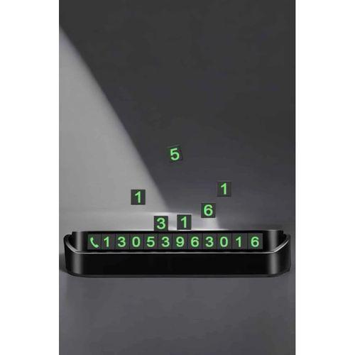 Araç İçi Numaratör Numaralık Torpido Üstü Açılır Kapanır Telefon Numarası Bırakma