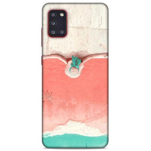 Lopard Samsung Galaxy A31 Uyumlu Kılıf Manipülasyon ☻ (20) Koruyucu Kılıf Desenli