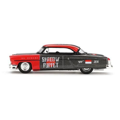 Eğitici Oyuncak Mini GT 1/64 Lincoln Capri Hot Rod 1954 "Shadow Puppet" MINI GT x MIZU Diecast