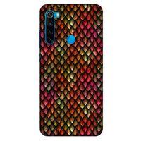 Xiaomi Redmi Note 8 Kılıf Dragons (8) Baskılı Kılıf Ejderha Deri Pembe