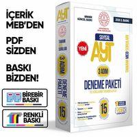 2026 3 Adım YKS-AYT Sayısal MEBİ Özgün Sorular 15li Deneme Fasikül Paketi Video Çözümlü BASKI ÜCRETİ