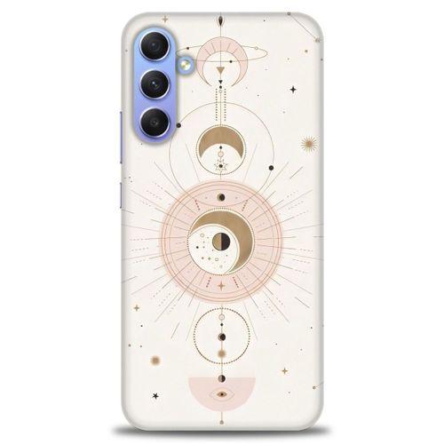 Samsung Galaxy A24 Kılıf HD Baskılı Kılıf - Evren + Tam Ekran Koruyucu