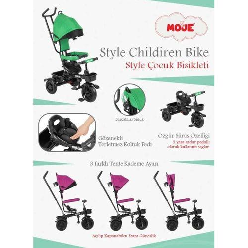 Moje Moje Style 3 Tekerlekli Çocuk Bisikleti Sarı