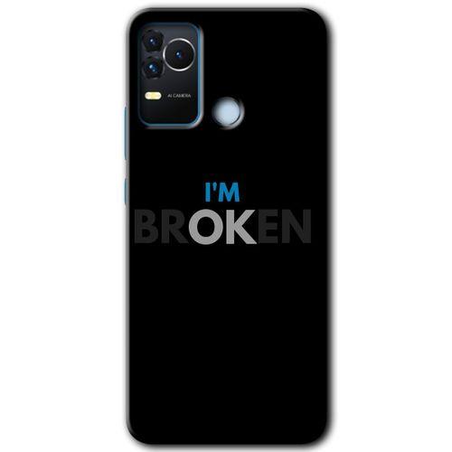 Omix X400 Kılıf HD Desen Baskılı Arka Kapak - Im Broken