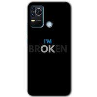 Omix X400 Kılıf HD Desen Baskılı Arka Kapak - Im Broken