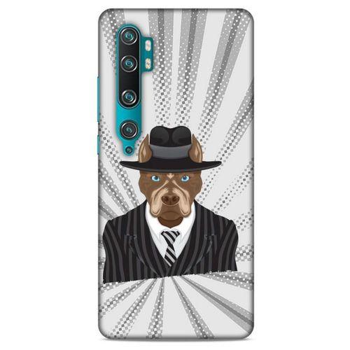 Xiaomi Mi Cc9 Pro Kılıf Köpek Kıyafetleri (8) Baskılı Kılıf Pitbull Şapka