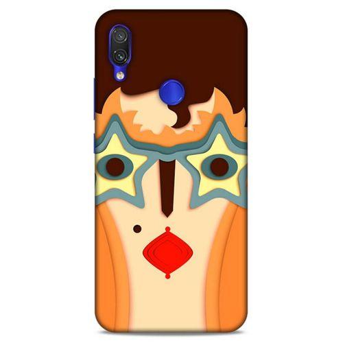 Lopard Xiaomi Redmi Note 7 Pro Uyumlu Kılıf Soyut Sanat (2) Desenli Kabı