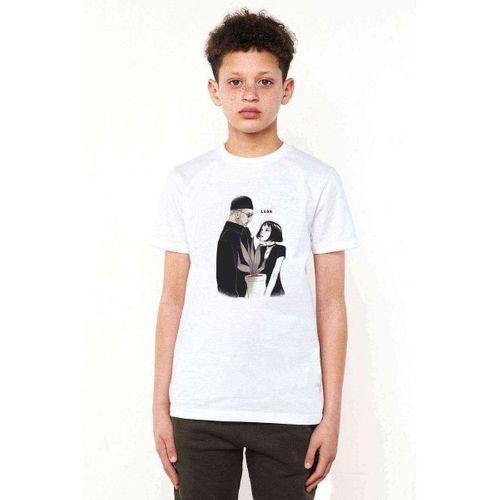 Leon & Mathilda Sevginin Gücü The Baskılı Unisex Çocuk Beyaz t-shirt