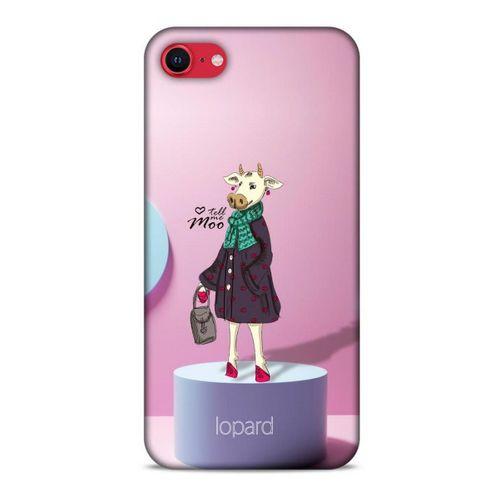 Apple iPhone SE 2020 Kılıf FunnyMaX (8) Baskılı Kılıf Pembe Mavi