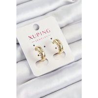 Xuping Çit Halka Model Gold Renk Kadın Küpe