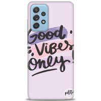 Samsung Galaxy A52s 5G Kılıf HD Baskılı Kılıf - Good Vibes + Tam Ekran Koruyucu