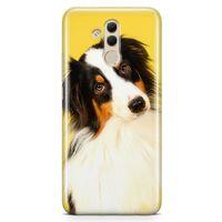Huawei Mate 20 Lite Kılıf Australian Shepard Arka Kapak Koruma Desenli Full Koruyucu
