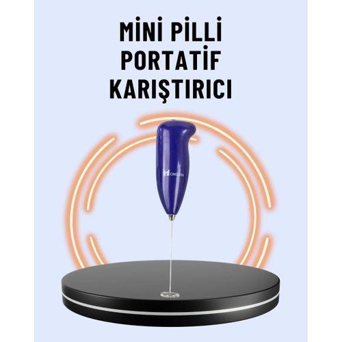 Portatif Kahve Köpürtücü – Latte, Cappuccino, Milkshake Ve Puding Yapıcı