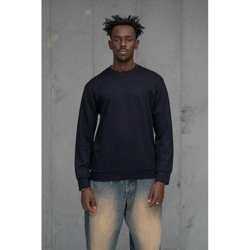 FBI Slimfit Modal Kumaş Baharlık Sıfır Yaka Likralı Sweatshirt