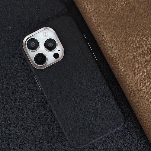 Apple iPhone 14 Pro Max Kılıf M-safe Şarj Özellikli PU Deri Zore Adora Kapak