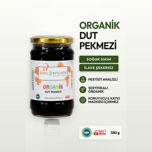 Organik Dut Pekmezi 380gr (Soğuk Sıkım) (Şeker İlavesiz)