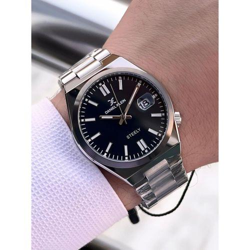 Daniel Klein Erkek Kol Saati 30 Metre Suya Dayanıklı Çelik Kordon + Bileklik Hediyeli VS.BLKT.0652