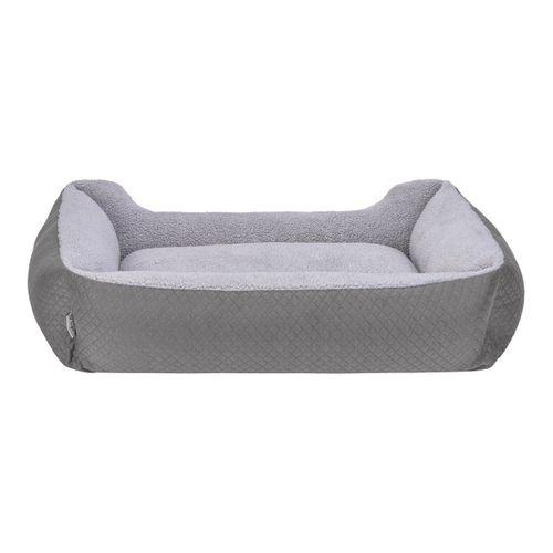 Pet Comfort Bravo Duo  Köpek Yatağı Gri/Gri Peluş L 90x70cm
