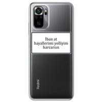 Xiaomi Redmi Note 10 Kılıf HD Yazı Baskılı Silikon Arka Kapak - Yazı 9
