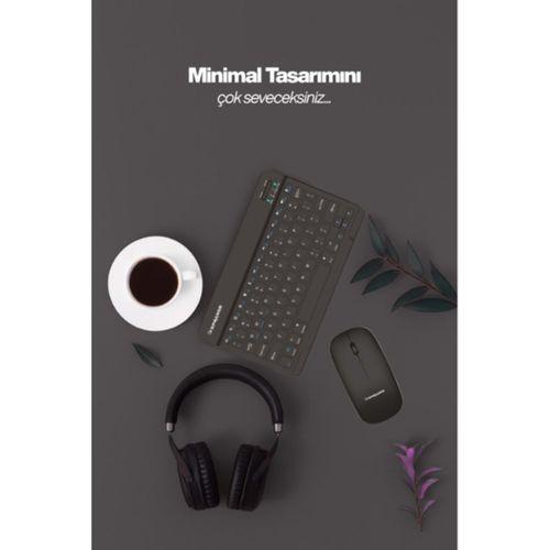 Siyah Kablosuz Klavye Ve Mouse Seti