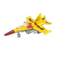 Çek Bırak Mini Metal Uçak - Sarı