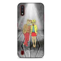 Samsung Galaxy A01 Kılıf FunnyMaX (35) Fit Design Kılıf Gri