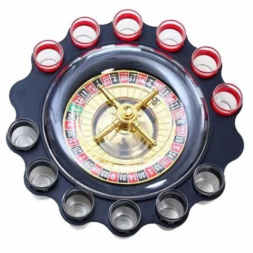 12'li Shot Bardaklı Rulet Oyunu Siyah Alk2547