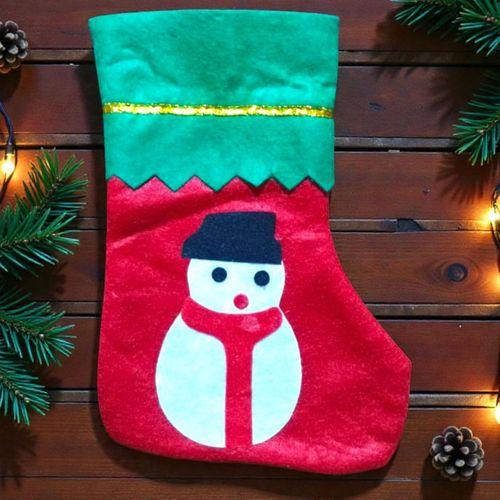 KÜÇÜK BOY 23 CM KARDAN ADAM NOEL ÇORABI KARDAN ADAM FİGÜRLÜ ÇORAP YILBAŞI SÜSLERİ KARDAN ADAM ÇORAP