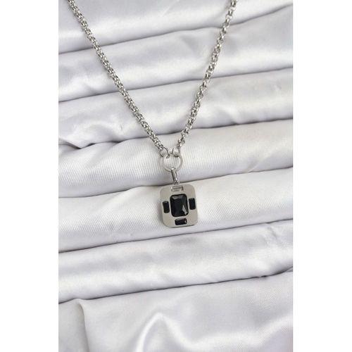 316L Çelik Zincir Gümüş Renk Vintage Model Kadın Kolye