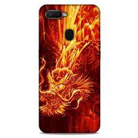 Oppo Ax7 Kılıf Dragons (12) Koruyucu Silikon Ateş Ejderhası